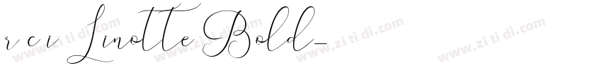 r0c0i Linotte Bold字体转换
